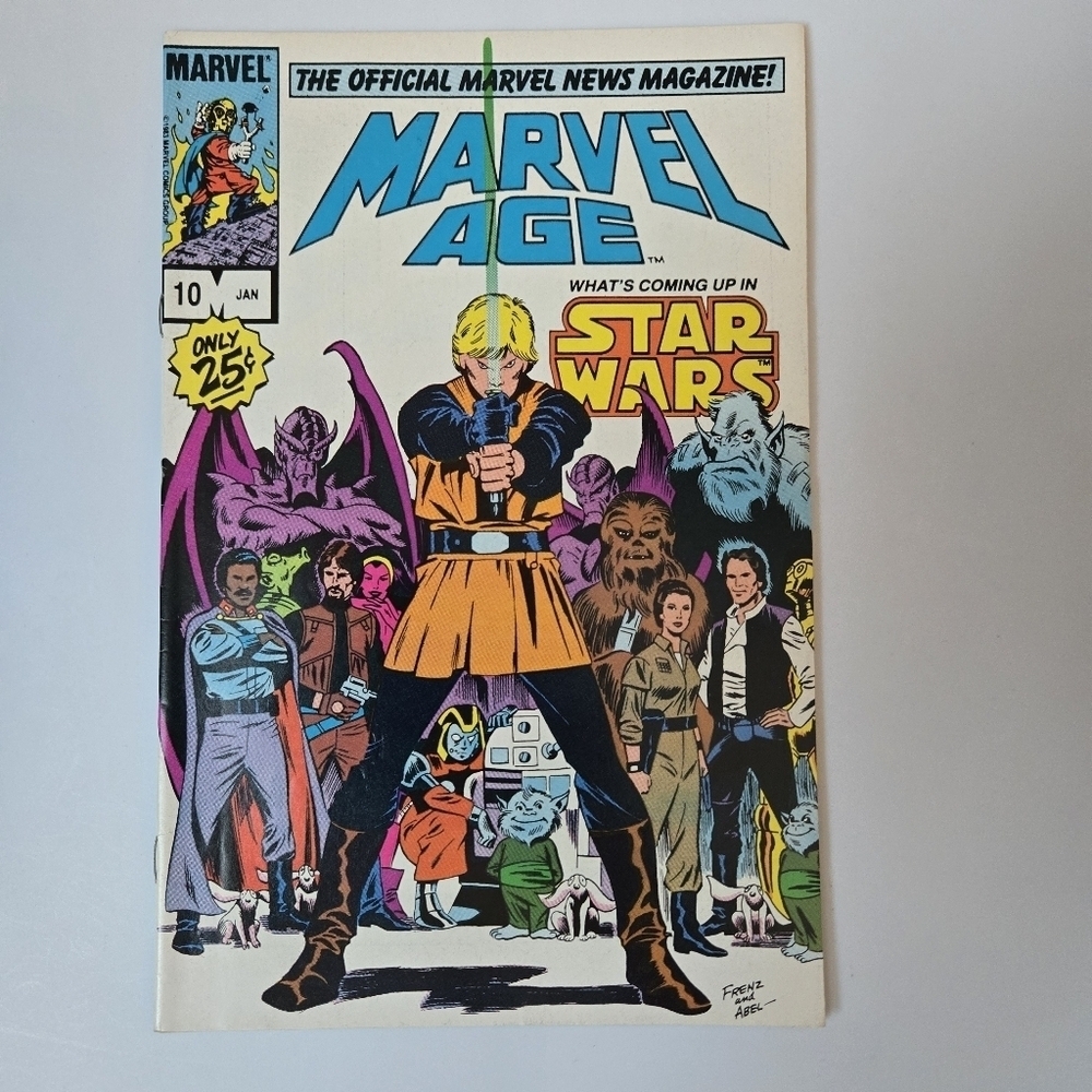 Marvel Age News Magazine Comic Book
